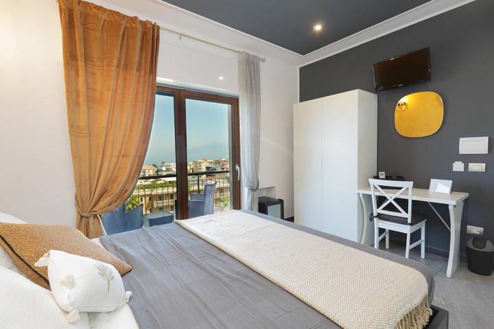 B&b voor 2 personen, met balkon en uitzicht in Sorrento