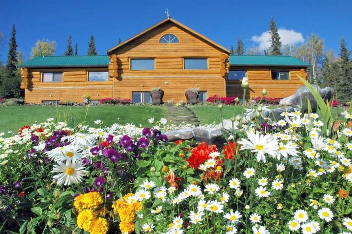 Chalet für 4 Personen, mit Ausblick und Terrasse sowie Garten in Alaska