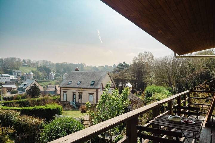 Maison de famille : vue mer, plage à 50m in Veulettes-sur-Mer, Région de Dieppe