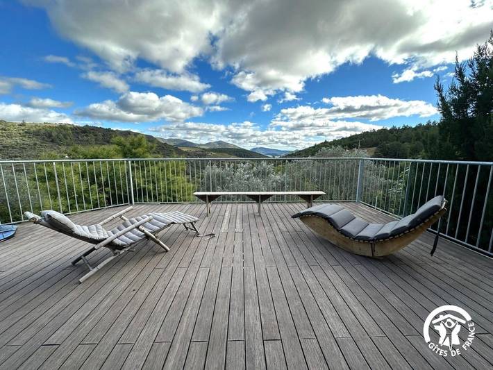 Gîte pour 9 personnes, avec piscine et terrasse à Roquebrun - 2