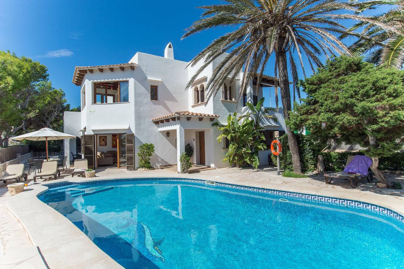 Vakantiehuis met privé-zwembad voor 10 personen ca. 200 qm in Cala d'Or, Majorca (zuidoostkust van Mallorca) in Cala D'or, Santanyí