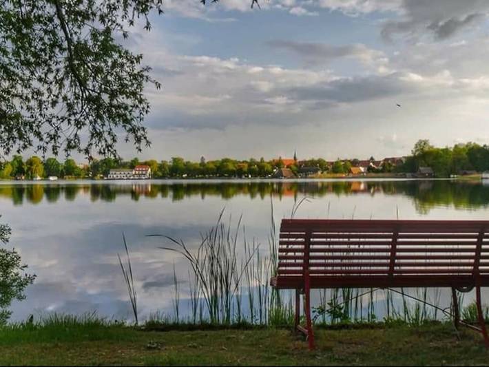 Ferienwohnung für 3 Personen, mit Sauna und Seeblick sowie Garten und Ausblick, kinderfreundlich in Krakow am See - 4