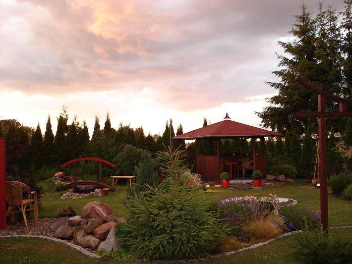 Ferienhaus für 2 Personen, mit Terrasse und Garten