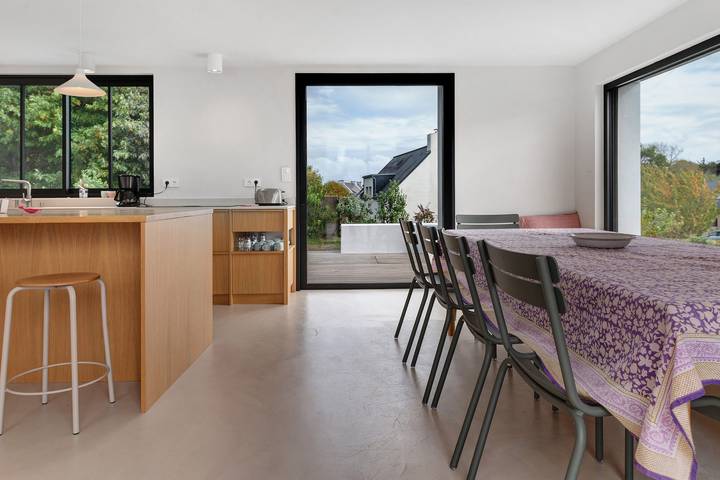 Casa de vacaciones «Villa Nikoï - Le Logeo» con terraza y jardín in Sarzeau, Côte des Mégalithes