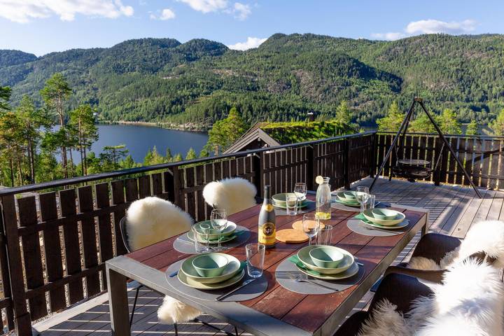 Villa für 6 Personen, mit Garten und Sauna sowie Terrasse, mit Haustier in Norwegen - 3