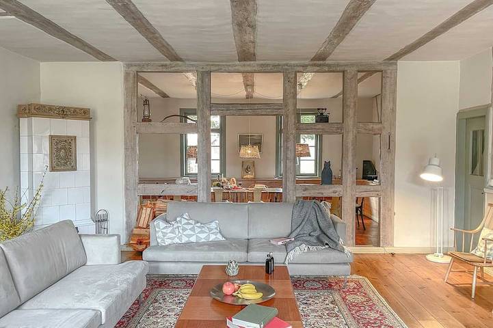 Ferienhaus für 14 Personen, mit Sauna und Garten sowie Whirlpool in Luckow