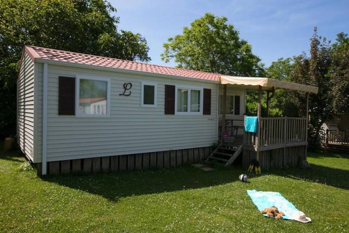Mobil home pour 8 personnes, avec bassin pour enfant à Thégra - 3