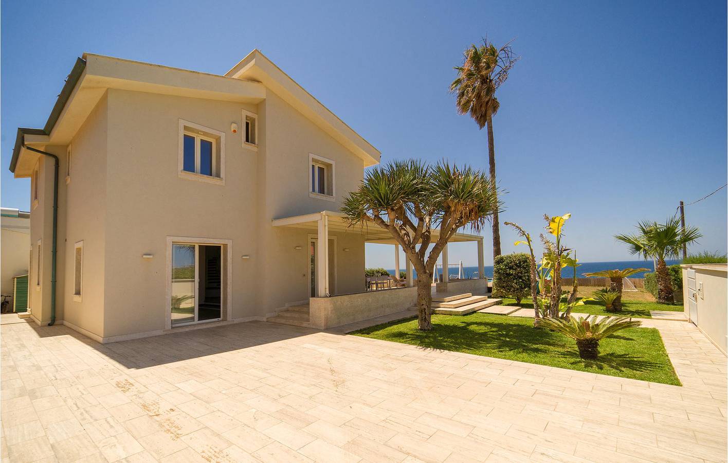 Apt mit Meerblick, Klimaanlage, Pool und Terrasse (34 Zeichen) in Mazara del Vallo und Umgebung, Trapani Provinz