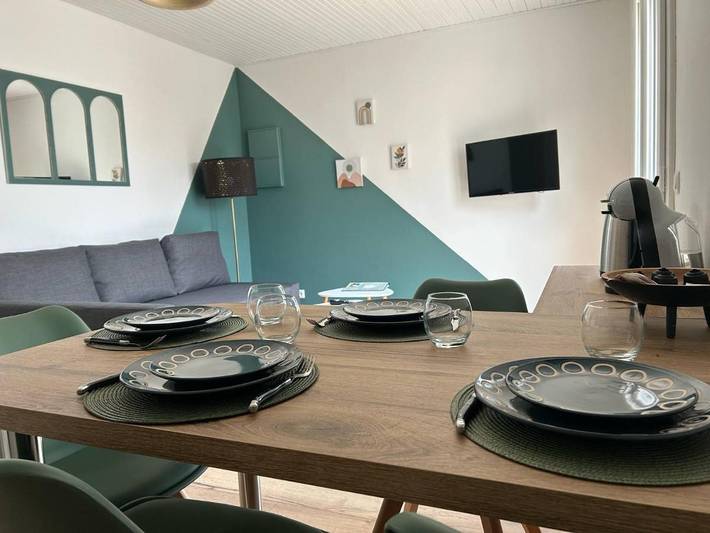 Location de vacances pour 4 personnes, avec terrasse à Avanton