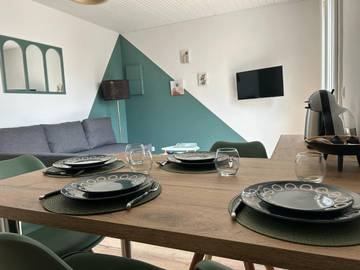 Gîte pour 4 personnes, avec terrasse à Avanton