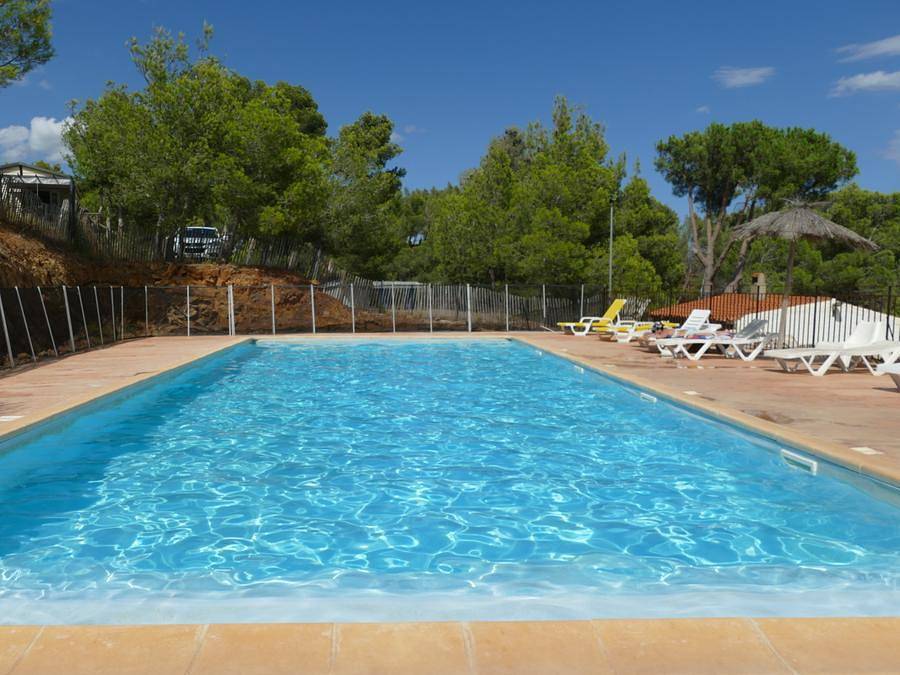 Camping Le Bois de Pins - Mobilheim 4 personen - Basic - Tv in Salses-le-Château, Mittelmeerküste (Frankreich)