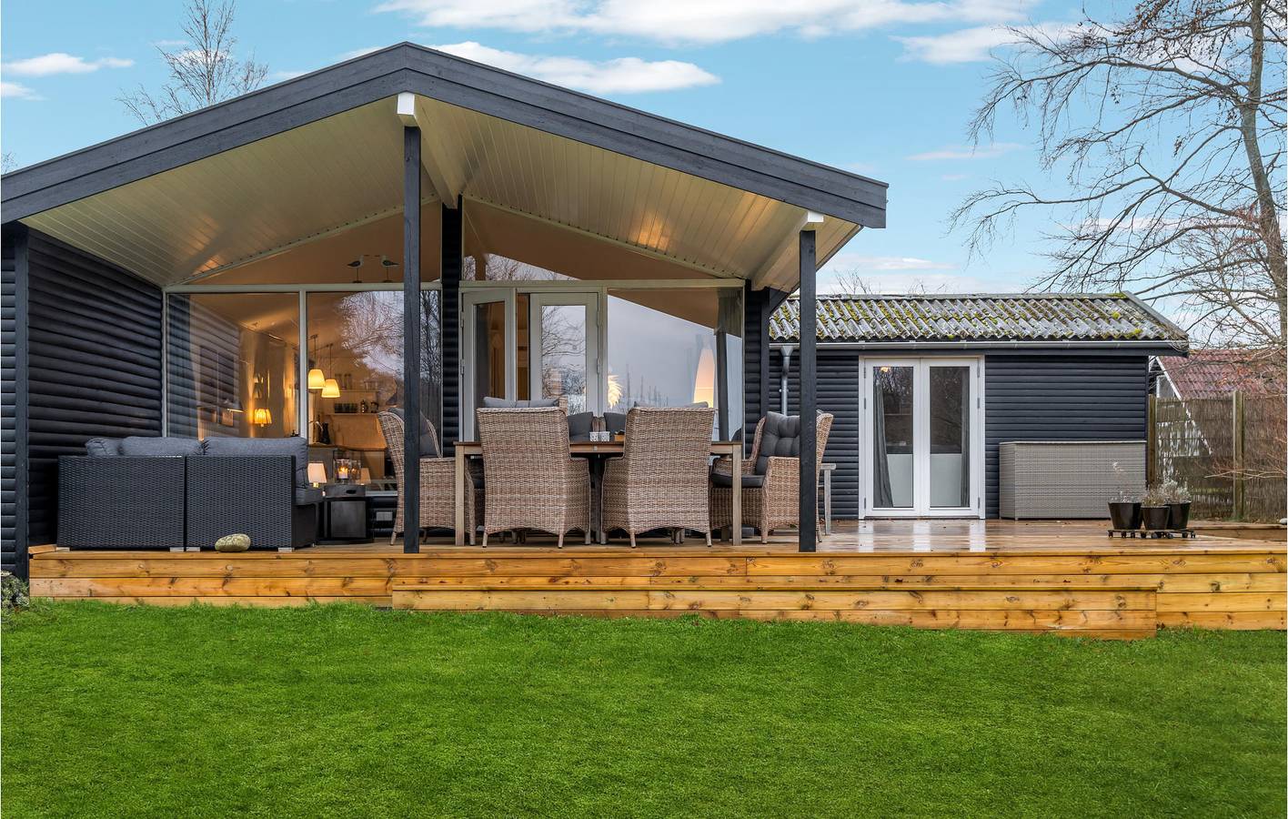 Ferienhaus für 6 Personen mit Terrasse in Dronningmølle, Kattegat Küste