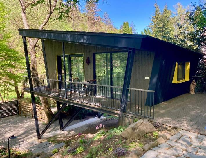 Ferienwohnung für 2 Personen, mit Sauna und Garten sowie Ausblick - 1