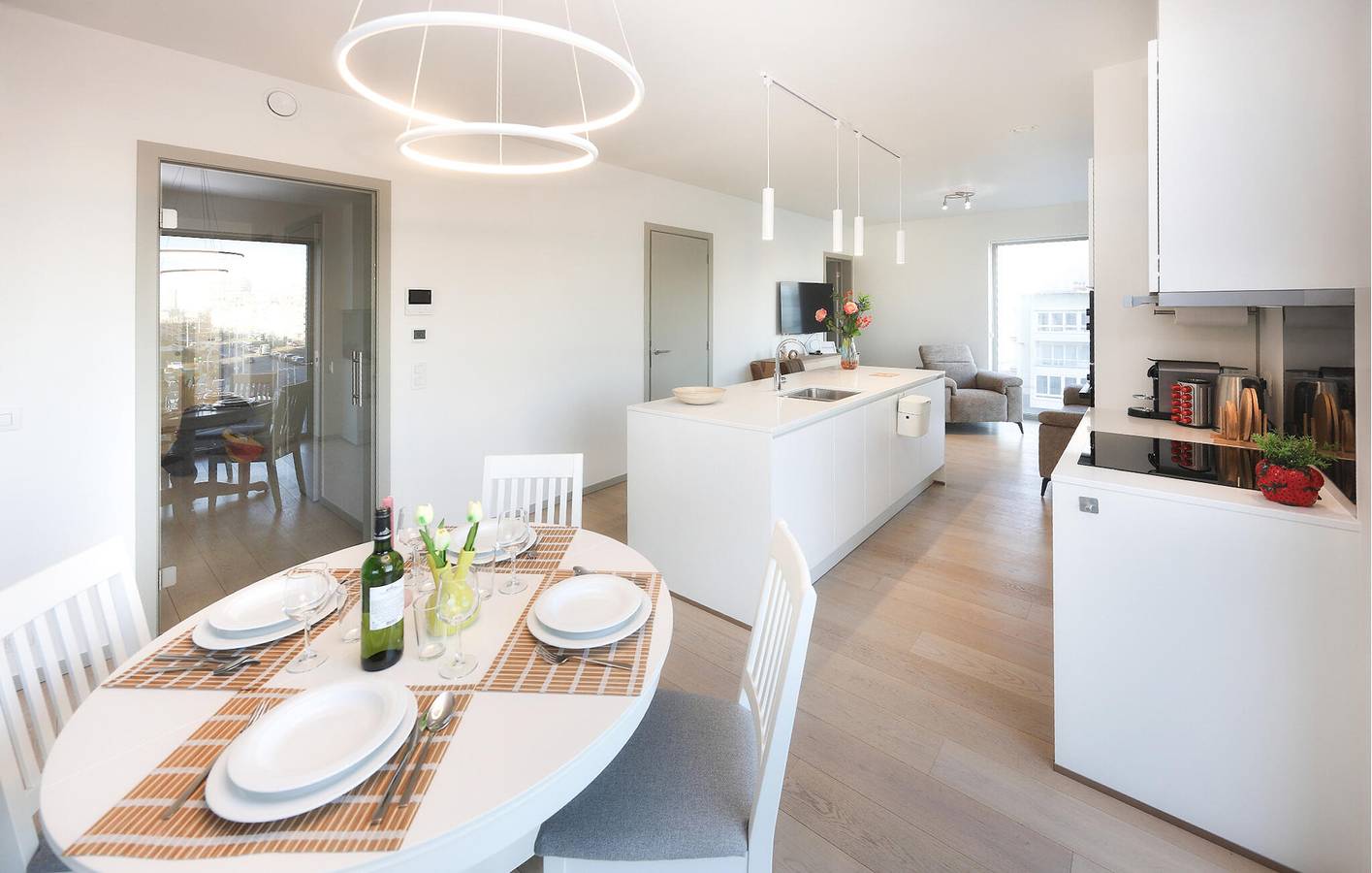 Apartamento vacacional entero, Apartamento de vacaciones para 4 personas con terraza in Ciudad de Ostende, Ostende