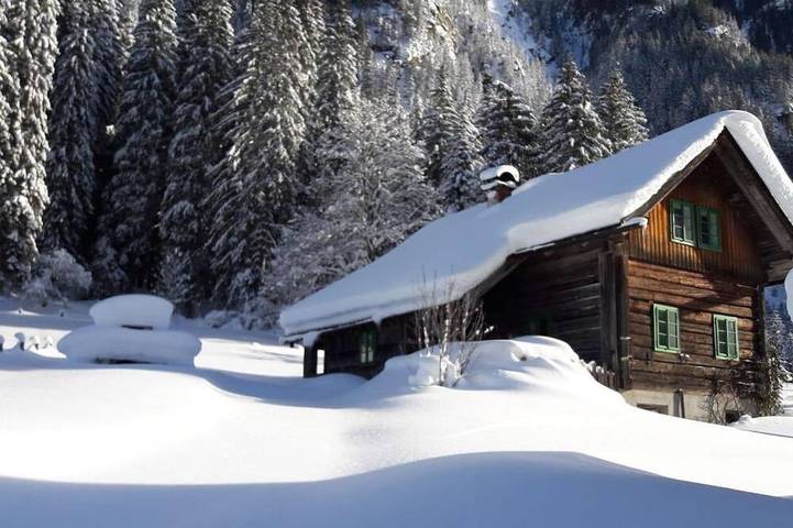 Blockhütte für 6 Personen, mit Garten in Rohrmoos