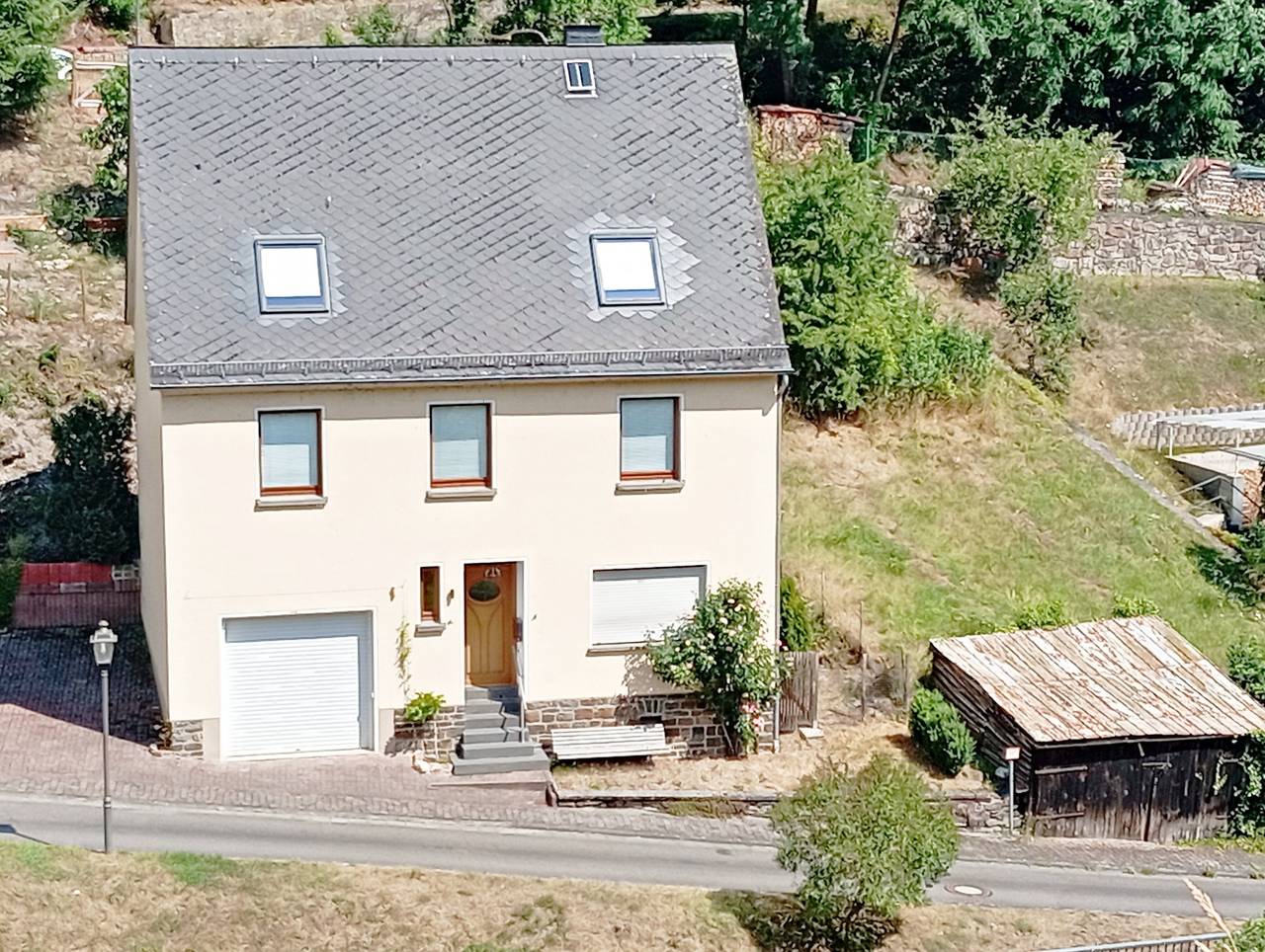 Ferienhaus 'Hiwwelhaus' mit privater Terrasse, Garten und Wlan in Oberdiebach, Landkreis Mainz-Bingen