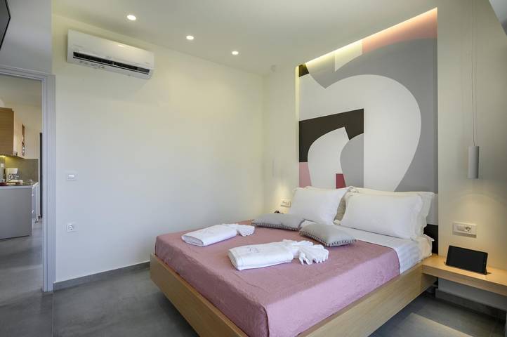 Appartement entier, Appartement de vacances pour 4 personnes avec jardin in Plataniás, Région de la Canée