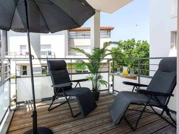 Appartement de vacances pour 4 personnes, avec Balcon