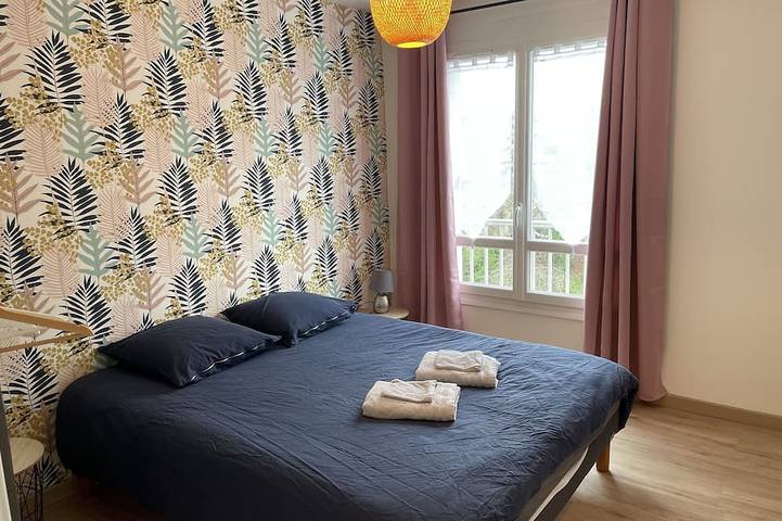 Appartement de vacances pour 4 personnes, avec jardin