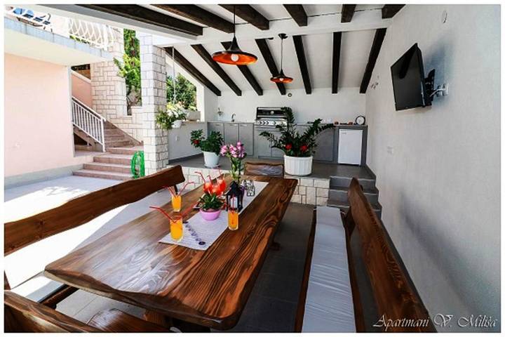 Apartament wakacyjny dla 8 osób, z ogród i widok - 1