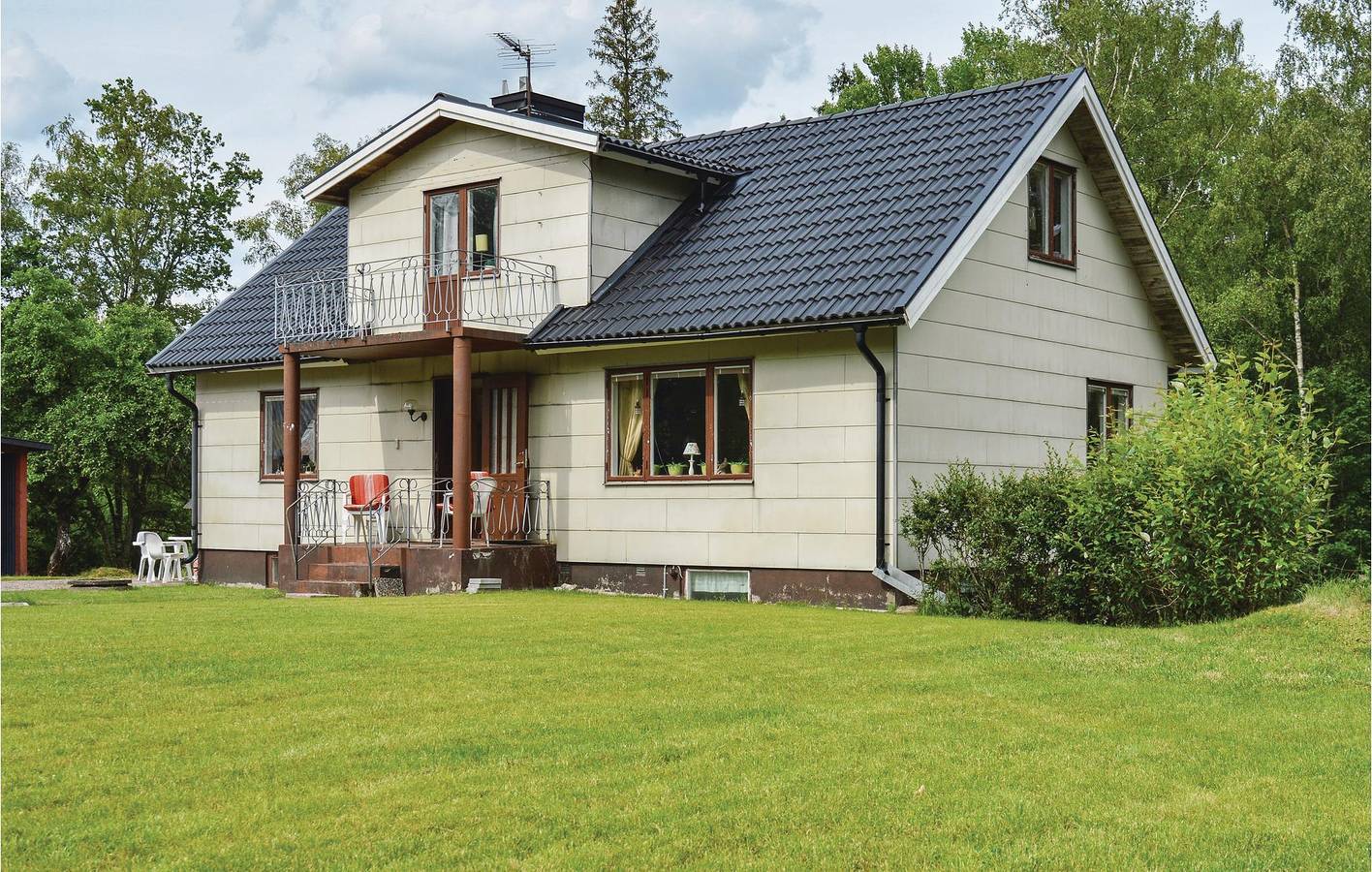 Hus för 6 Personer med trädgård in Hylte gielda, Halland