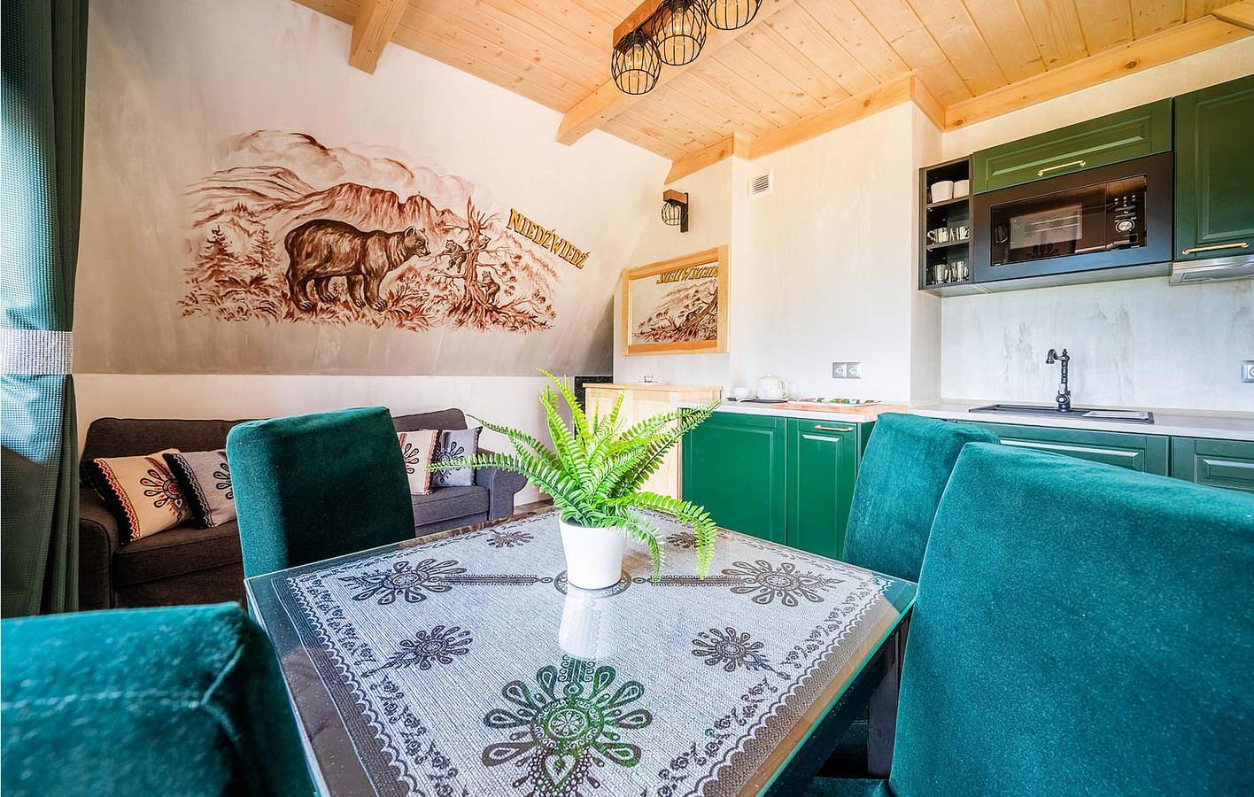 Ganze Ferienwohnung, Ferienwohnung für 4 Personen mit Sauna in Kościelisko (Stadt), Kościelisko
