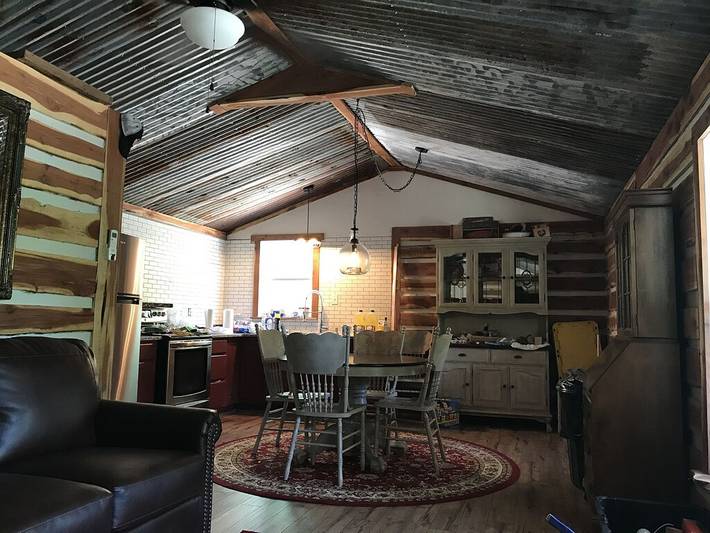 Blockhütte für 4 Personen, mit Terrasse - 1