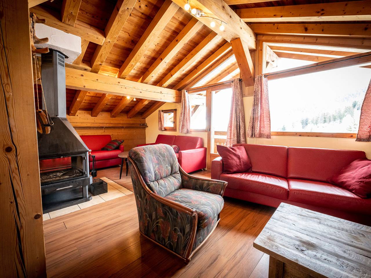 Chalet spacieux avec jacuzzi et vue Mont Blanc, 5 chambres, Wifi in La Plagne, La Plagne-Tarentaise