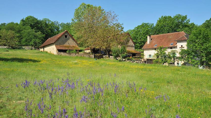 Gîte pour 4 personnes, avec piscine et jardin