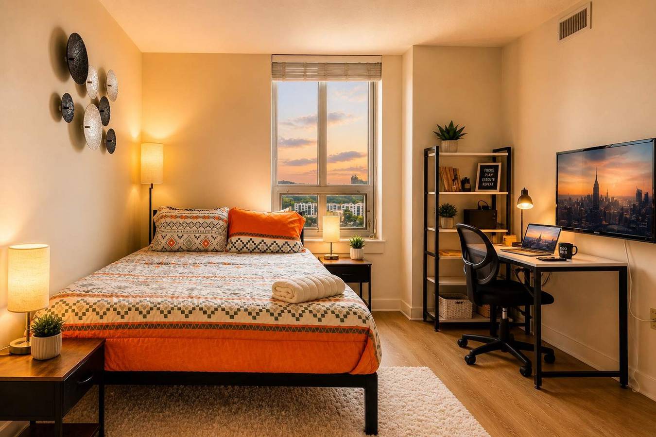 Apartamento entero, Downtown Silver Spring Walkable Metro Skyline Balcony Corner Suite | Luxe Pad in Silver Spring (Maryland), Maryland