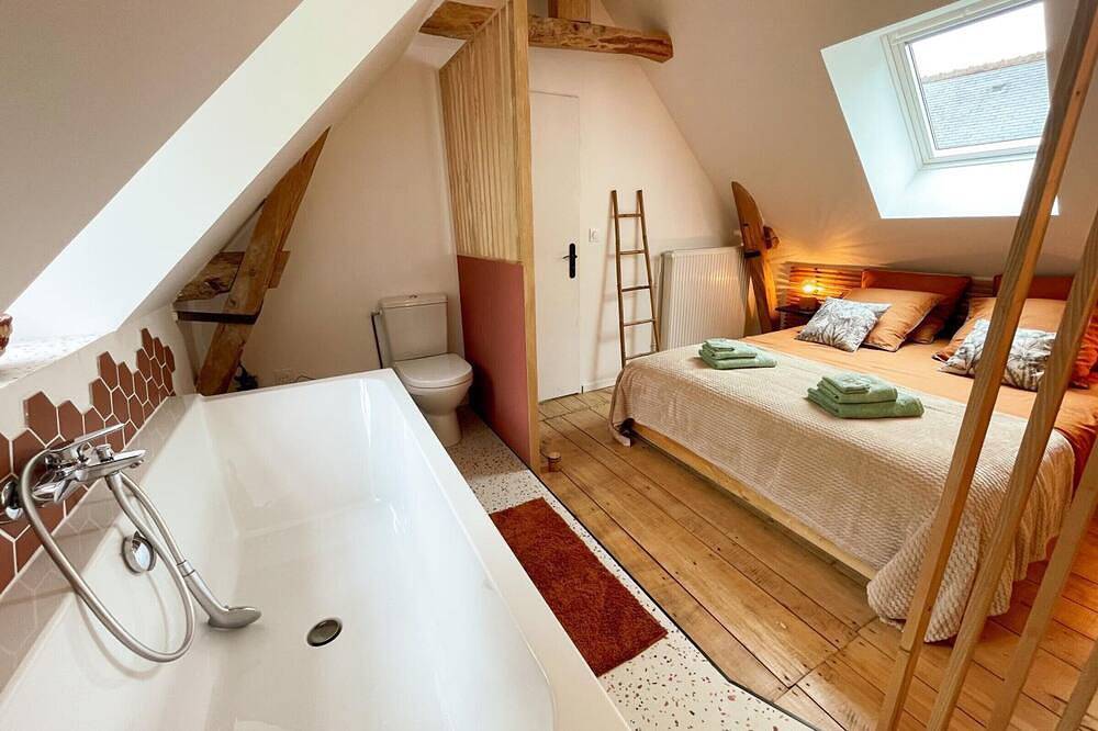 Ferienhaus in der Nähe von Schlössern, Garten, Parkplatz, max 4 Pers in Montlouis-sur-Loire, Tours und Umgebung