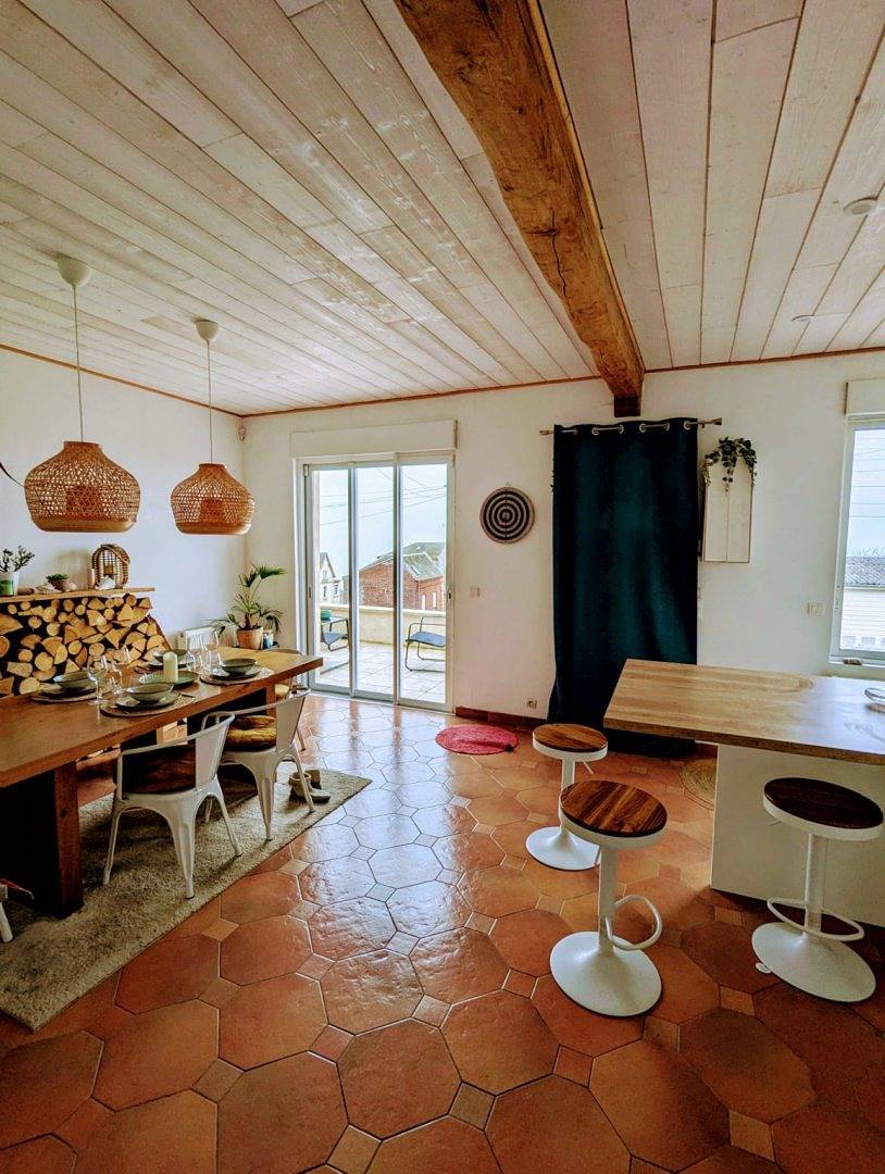 10* Viva La Vie* 3 * vue mer - terrasse - lave-linge in Ault, Région d'Abbeville