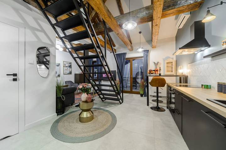 Cały apartament, Lumina spacious 2-levels apart in Łódź, Województwo łódzkie