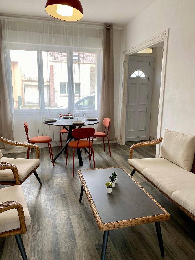 Gîte pour 4 personnes, avec Terrasse et Jardin dans Office De Tourisme De Merlimont