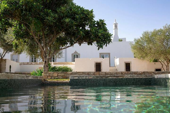 Chambre d’hôte pour 2 personnes, avec Terrasse et Jardin ainsi que Piscine et Vue dans Santa Bárbara de Nexe