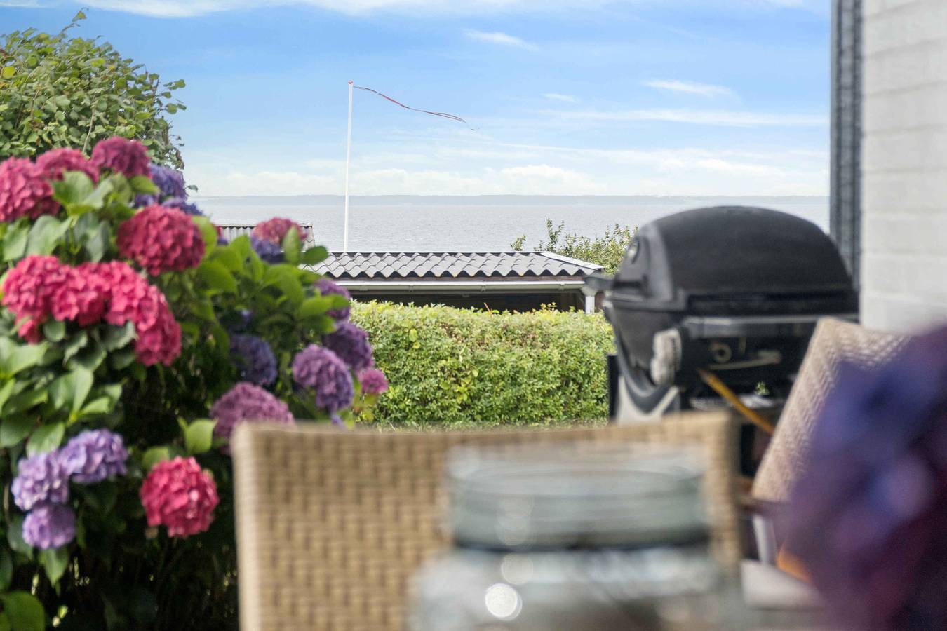 Ferienhaus am Skåstrup Strand mit Meerblick in Skåstrup Strand, Kleiner Belt
