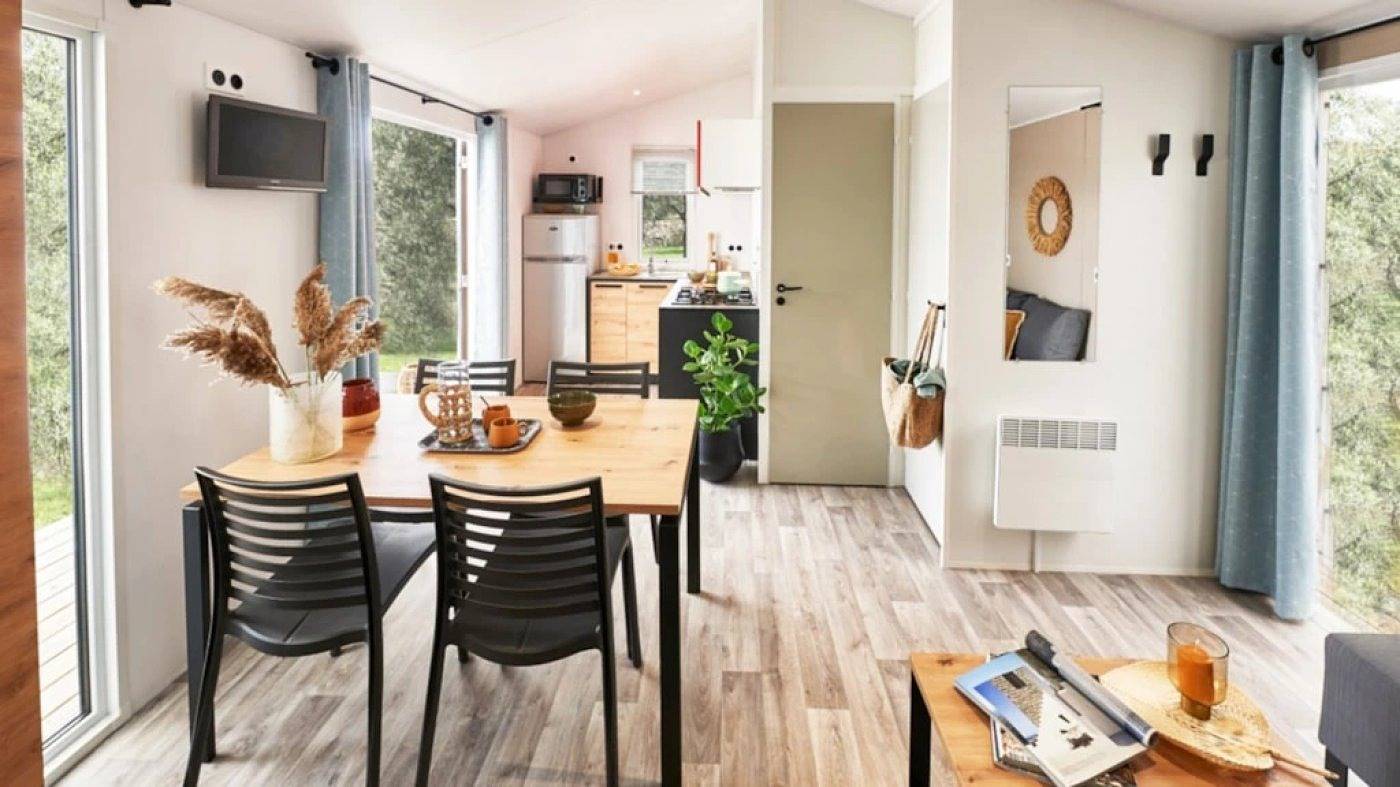 Zecamping 3* dog friendly mobil-home Tv clim 29m2 5 pers in Bauduen, Brignoles Region
