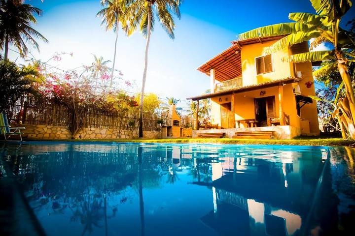 Casas e apartamentos de temporada para 10 pessoas, com jardim e vista e ainda piscina, com animais de estimação em São Miguel do Gostoso