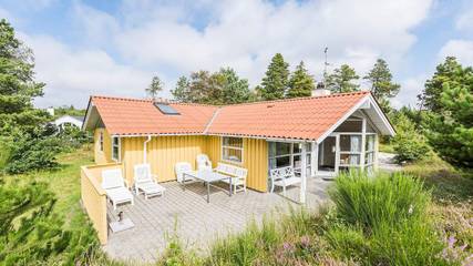 Ferienhaus für 7 Personen, mit Whirlpool und Terrasse sowie Sauna in Filsø See