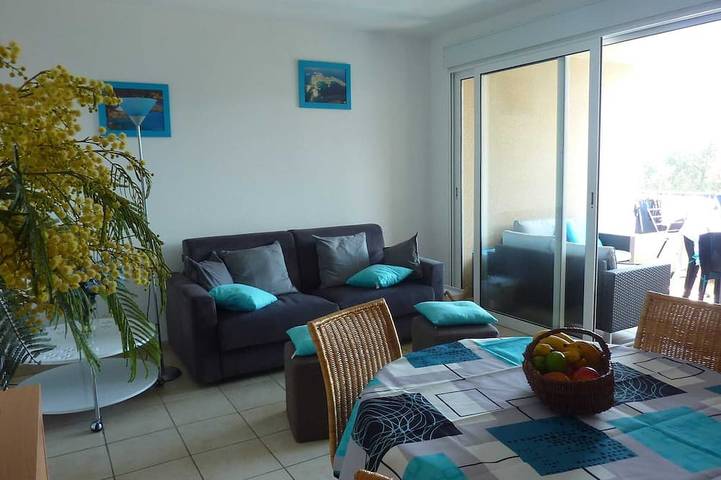 Appartement entier, Bel appartement , classé 2 étoiles , en bord de plage in Santa-Lucia-di-Moriani, Arrondissement de Corte
