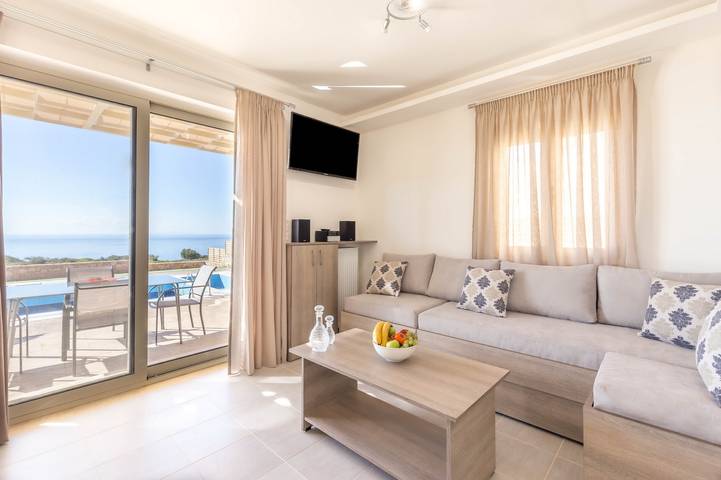 Villa für 4 Personen, mit Pool und Garten auf Kreta - 3