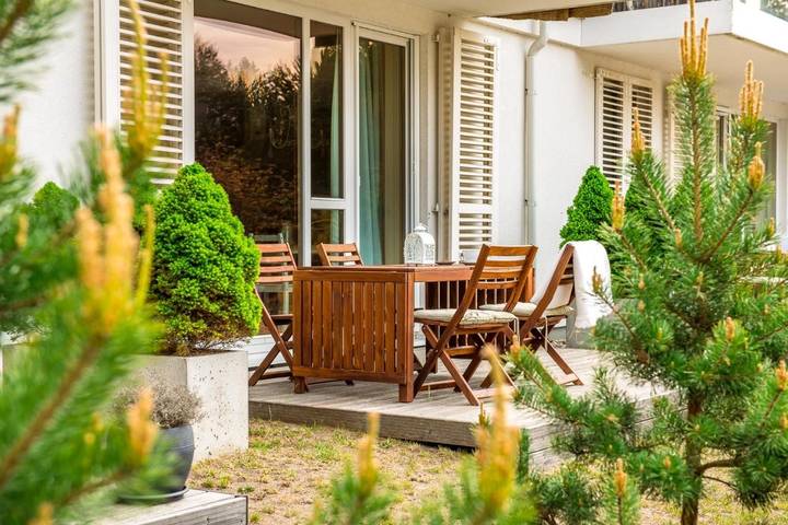 Apartament wakacyjny dla 6 osób, z Taras i Widok w Nida