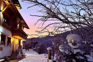 Hütte für 3 Personen, mit Terrasse und Garten sowie Sauna in Saalbach