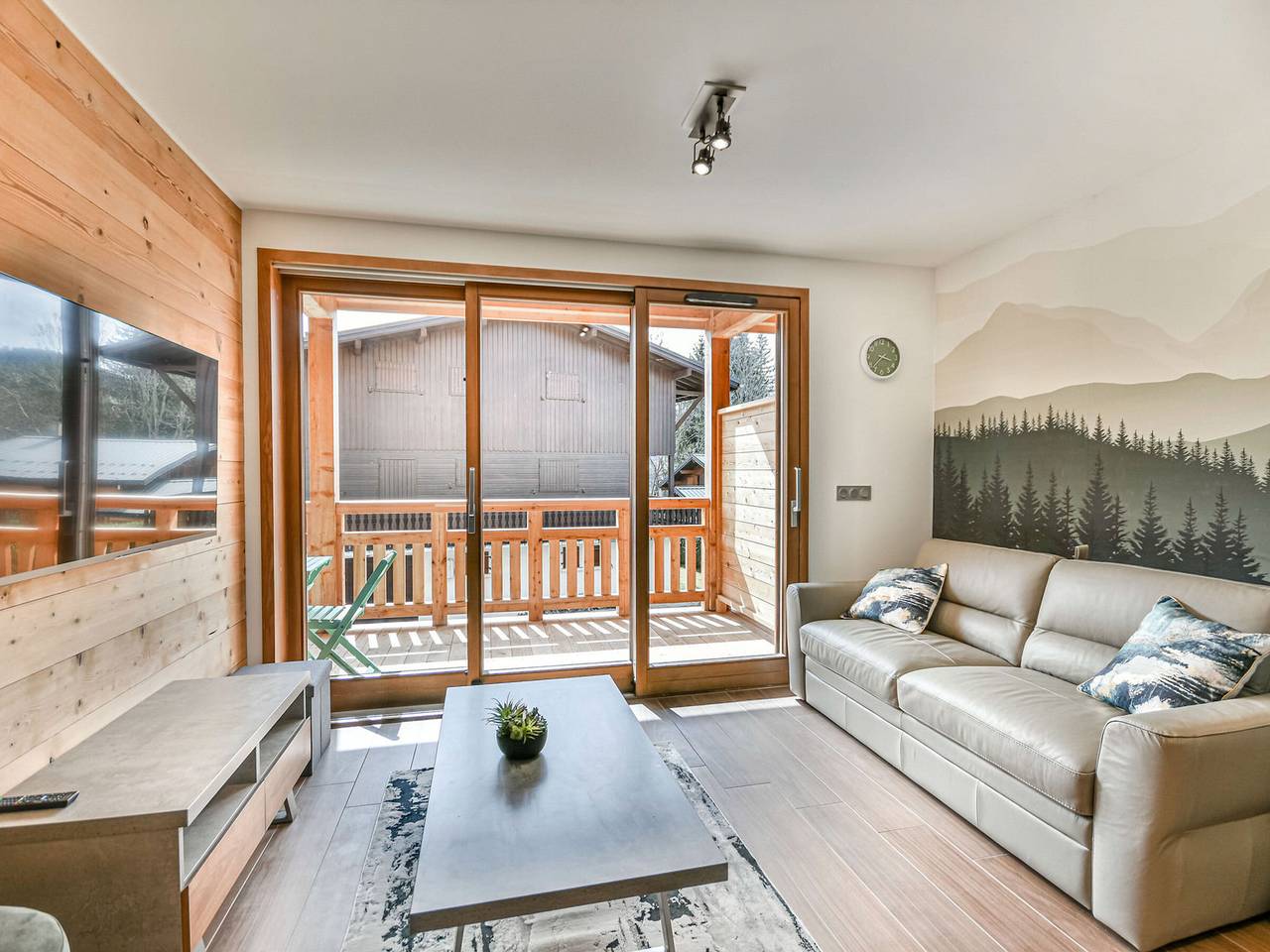Appartement entier, Le Génépi - Superbe T2 cabine 4-6 pers, neuf, à 50m des pistes, avec balcon, garage et Wifi in Les Gets, Les Portes du Soleil