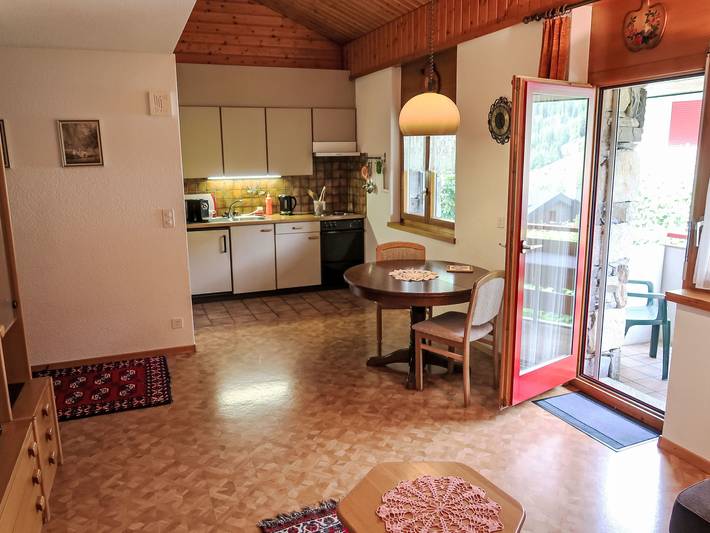 Gîte pour 2 personnes, avec balcon et jardin à Loèche-les-Bains - 3