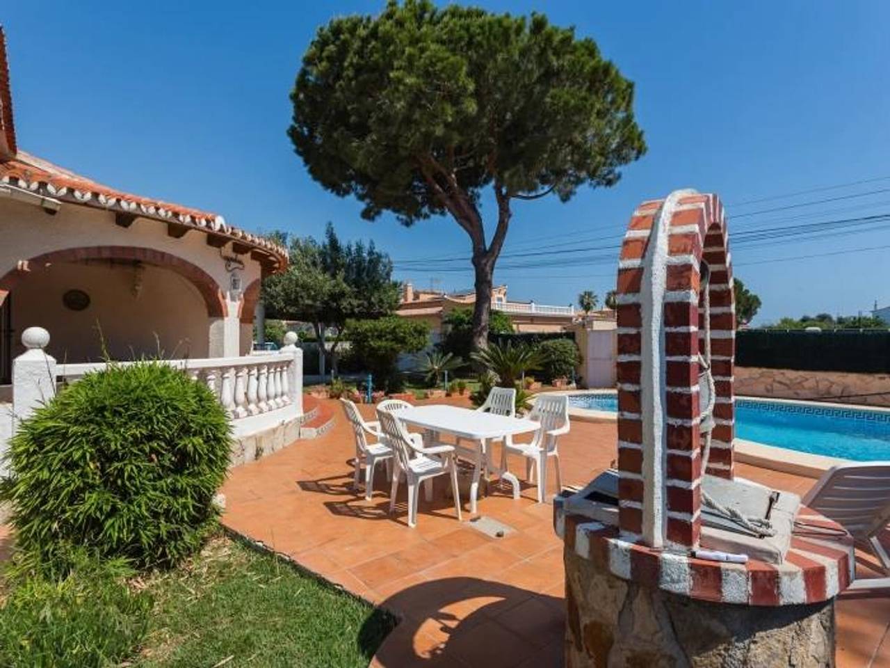 Villa mit privatem Pool, strandnah - 6 Pers. in Oliva, Costa Blanca