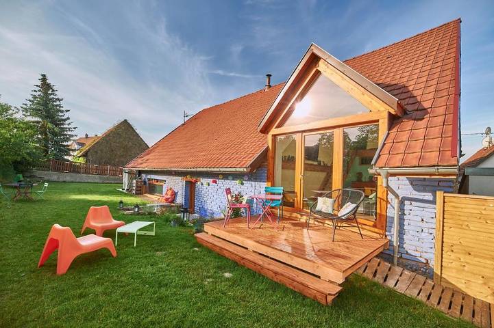 Maison d’hôte pour 3 personnes, avec Terrasse ainsi que Jardin et Sauna