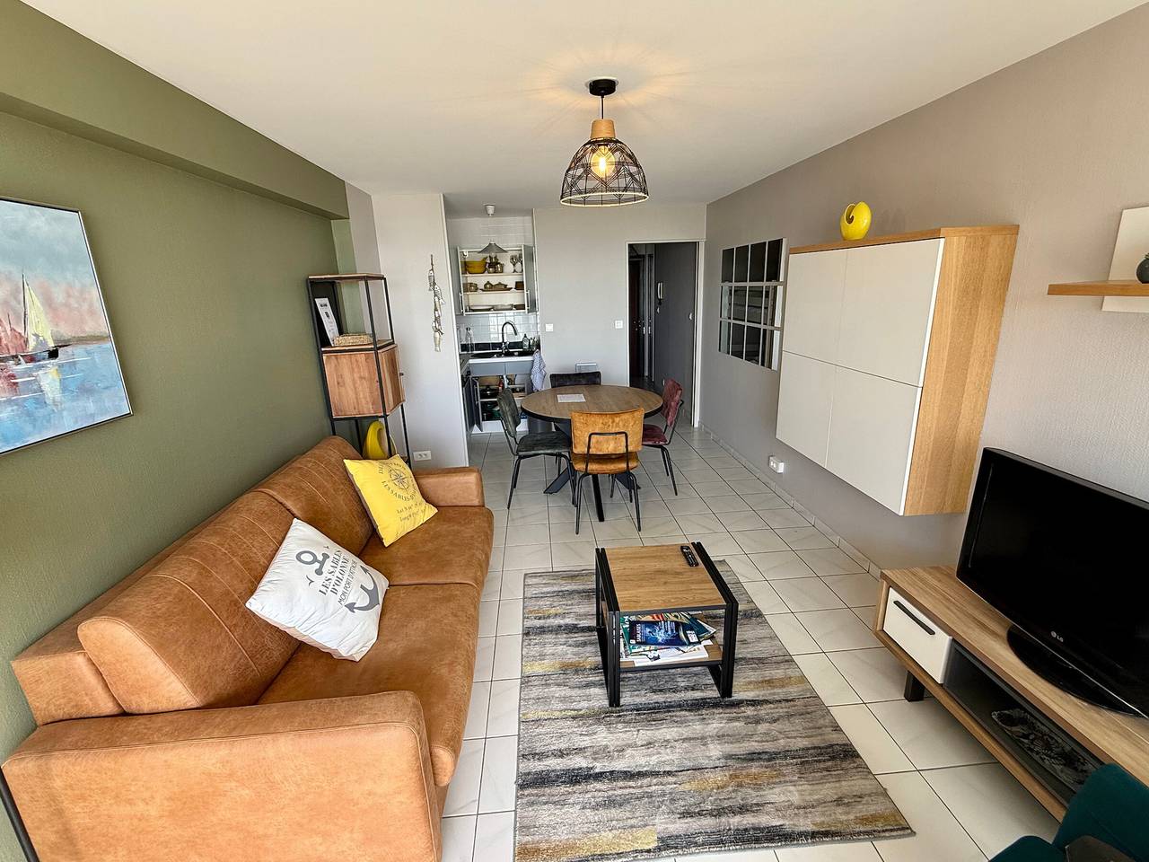 Appartement entier, Studio 3* avec Alcôve, Balcon Face Mer, Plage à 150m - Les Sables-d'Olonne in Les Sables-d'Olonne, Vendée