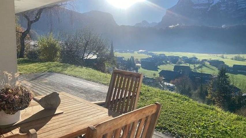 Ferienwohnung für 2 Personen, mit Ausblick und Garten sowie Terrasse - 1