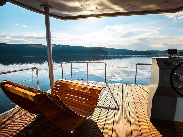 Ferienhaus für 4 Personen, mit Terrasse an der Bleilochtalsperre